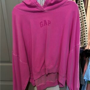GAP Women's Vibrant Pink Hoodie